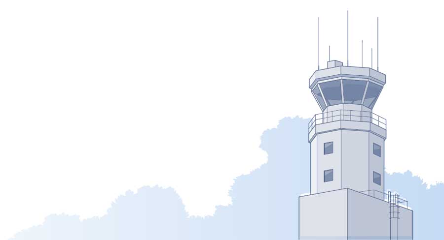 Tower in the Clouds Illustration